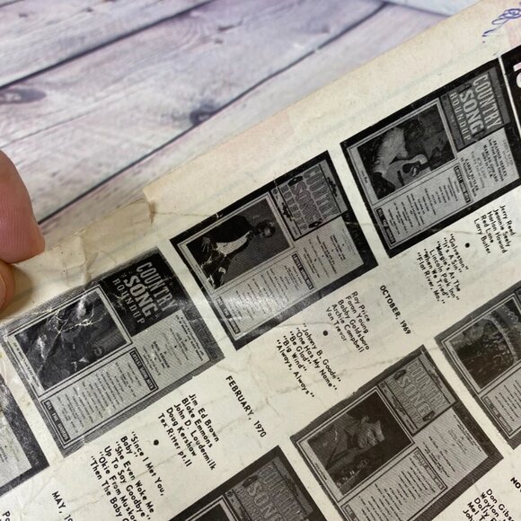 Vintage Country Song Round Up Magazine Sept. 1970 - Tom T. Hall Nat Stuckey - Picture 9 of 10